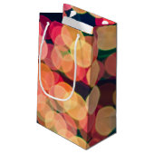 Petit Sac Cadeau Bokeh Tree Lights, Noël (Dos Angle)