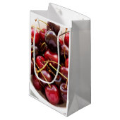 Petit Sac Cadeau bol de cerises (Devant Angle)