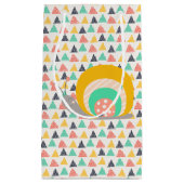 Petit Sac Cadeau Bon escargot sur les triangles (Devant)
