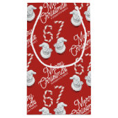 Petit Sac Cadeau Bonbons de Noël en forme de 6-7 Modèle de mème (Dos)