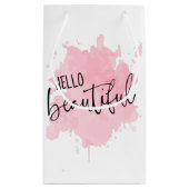 Petit Sac Cadeau Bonjour belle (Dos)