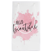 Petit Sac Cadeau Bonjour belle (Devant)