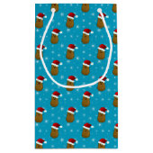Petit Sac Cadeau Bonne pomme de terre de Noël (Dos)