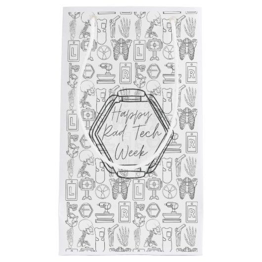 Petit Sac Cadeau Bonne Semaine Rad Tech (Devant)