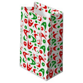 Petit Sac Cadeau Boomerangs de Noël (Dos Angle)