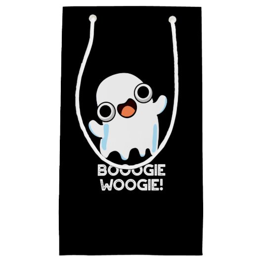 Petit Sac Cadeau Booogie Woogie Funny Musique Ghost Pun Dark BG (Devant)