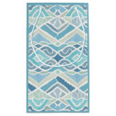 Petit Sac Cadeau Bord de mer/plage/bleu marine (Dos)