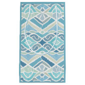 Petit Sac Cadeau Bord de mer/plage/bleu marine (Devant)