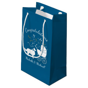Petit Sac Cadeau Bordure Collie Chien Baby shower Chien Chien Chiot