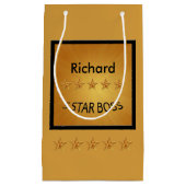 Petit Sac Cadeau Boss Day Five Star Boss Custom SGB (Devant)