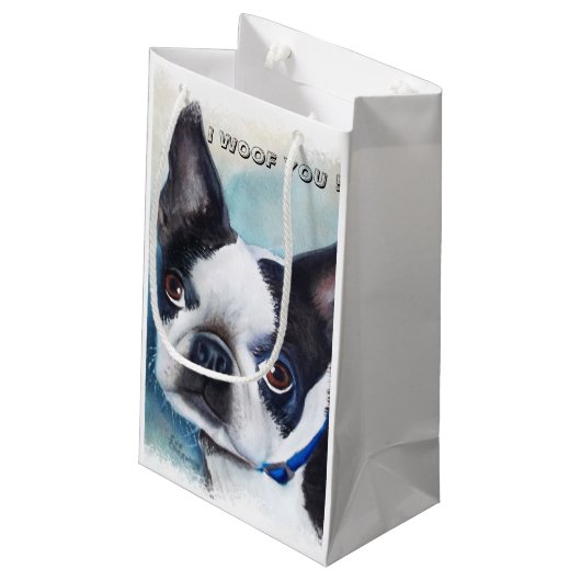 PETIT SAC CADEAU BOSTON TERRIER (Dos Angle)