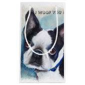PETIT SAC CADEAU BOSTON TERRIER (Devant)