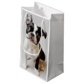 Petit Sac Cadeau Boston Terrier (Dos Angle)