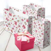 Petit Sac Cadeau Bottes de fille rose Motif Coquette