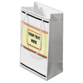 Petit Sac Cadeau Bouche Blanche Avec Expression Incroyable Art Anim (Dos Angle)