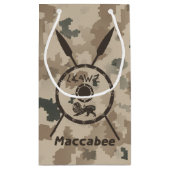 Petit Sac Cadeau Bouclier Maccabee Et Paroles - Désert (Dos)