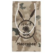 Petit Sac Cadeau Bouclier Maccabee Et Paroles - Désert (Devant)