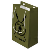 Petit Sac Cadeau Bouclier Maccabee Soumis Et Voies (Dos Angle)