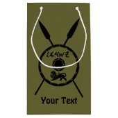 Petit Sac Cadeau Bouclier Maccabee Soumis Et Voies (Dos)