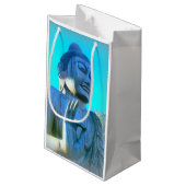 Petit Sac Cadeau bouddha bleu (Dos Angle)