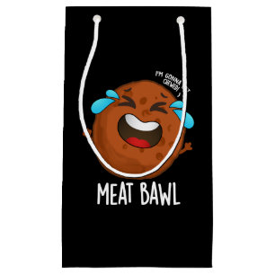 Petit Sac Cadeau Boule de viande amusant tournoi de boule de viande