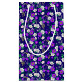 Petit Sac Cadeau Bouquet de fleurs de printemps rustique (Dos)