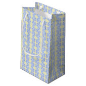 Petit Sac Cadeau Bouquets de Bleus Bouquets (Dos Angle)