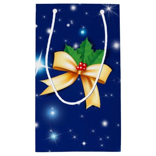 Petit Sac Cadeau Bow de Noël (Dos)