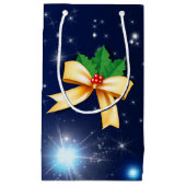 Petit Sac Cadeau Bow de Noël (Devant)