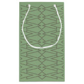 Petit Sac Cadeau Bowties vertes (Dos)