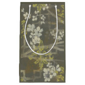 Petit Sac Cadeau Branche de fleurs à motifs I (Devant)