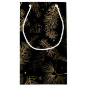 Petit Sac Cadeau Branches et pin 2 (Dos)