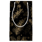 Petit Sac Cadeau Branches et pin 2 (Devant)