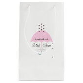 Petit Sac Cadeau BRIDE & CO Sprinkle Love Pink & White ShowParty (Devant)