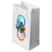 Petit Sac Cadeau Bright infinity with rainbow butterfly (Dos Angle)