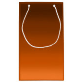 Petit Sac Cadeau Brown à orange (Dos)