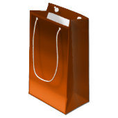 Petit Sac Cadeau Brown à orange (Devant Angle)