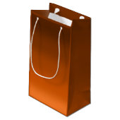 Petit Sac Cadeau Brown à orange (Dos Angle)