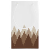 Petit Sac Cadeau Brown Forest Range Mariage (Dos)