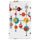 Petit Sac Cadeau Bubbles de Mid-Century (Devant)
