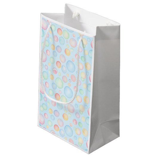 Petit Sac Cadeau Bubbles & Fins Children's Birthday Bubbles (Dos Angle)