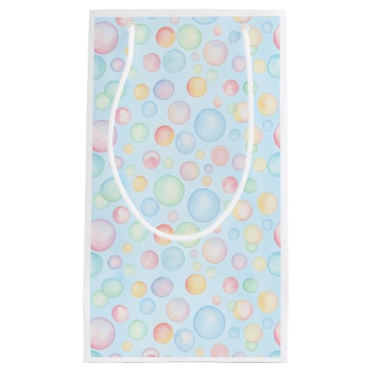 Petit Sac Cadeau Bubbles & Fins Children's Birthday Bubbles (Devant)