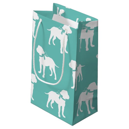 Petit Sac Cadeau Bullmastiff Chien Chien Chien Chien Chiot (Dos Angle)