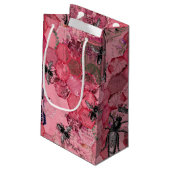 Petit Sac Cadeau Burgundy Bee Series Design Douze (Dos Angle)