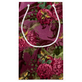 Petit Sac Cadeau Burgundy Bee Series Design Six (Dos)