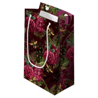 Petit Sac Cadeau Burgundy Bee Series Design Six