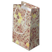 Petit Sac Cadeau Burgundy Bee Series Design Ten (Dos Angle)