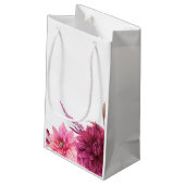 Petit Sac Cadeau Burgundy et Blush Automne Automne Citrouille Anniv (Dos Angle)