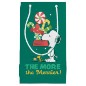 Petit Sac Cadeau cacahuètes | Plus Le Merrier Est Merrier (Devant)