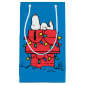 Petit Sac Cadeau cacahuètes | Snoopy's Dog House With Lights (Devant)